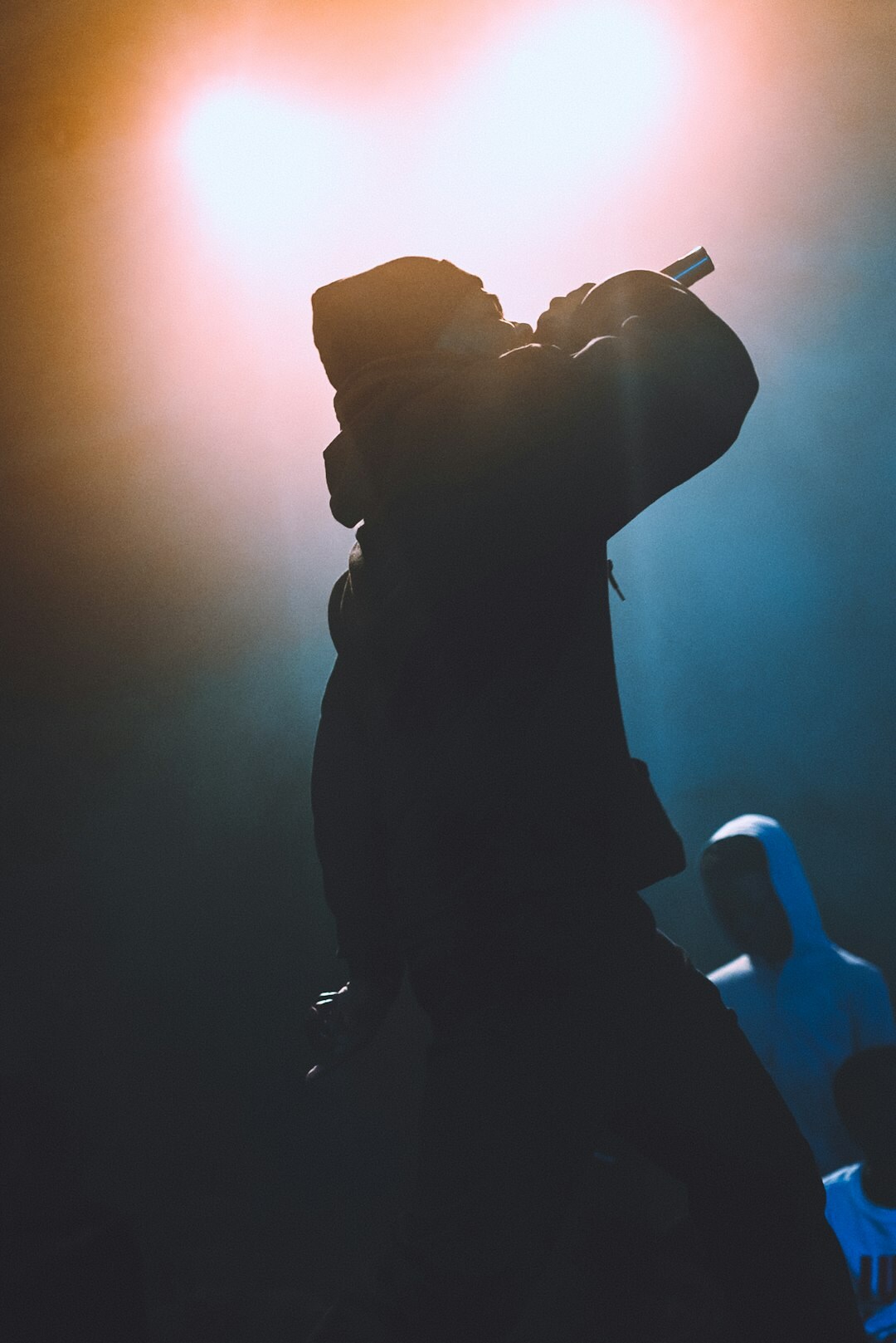 legendary singer on stage