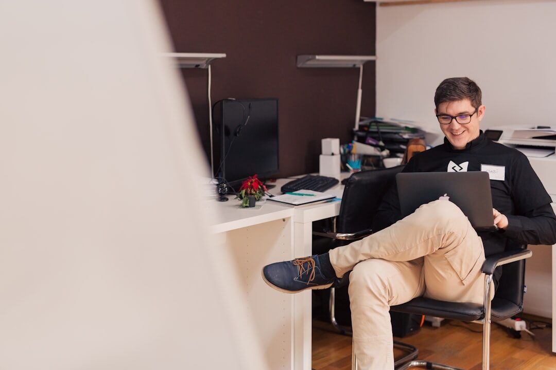 business executive in office