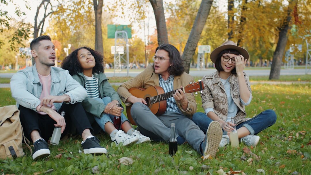 group of young musicians